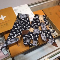 LV 真絲明星同款飄帶束髮帶