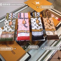 LV 真絲明星同款tiwlly系列飄帶束髮帶