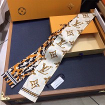 LV 真絲 雙層發帶綁帶 領結 飄帶