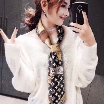 LV 真絲明星同款飄帶束髮帶