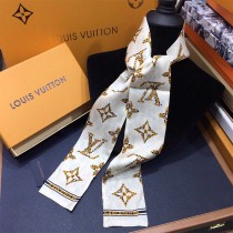 LV 真絲 雙層發帶綁帶 領結 飄帶