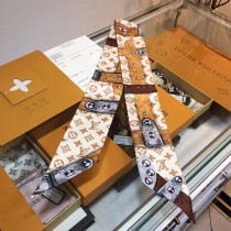 LV 真絲明星同款飄帶束髮帶