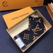 LV 真絲 雙層發帶綁帶 領結 飄帶