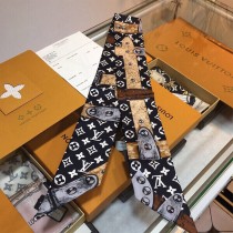 LV 真絲明星同款飄帶束髮帶