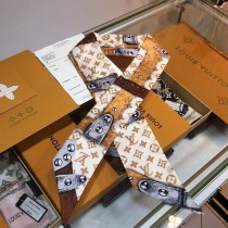 LV 真絲明星同款飄帶束髮帶