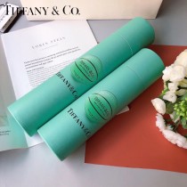 Tiffany蒂芙尼 最新藍色手柄配高檔圓桶包裝自動雨傘遮陽傘