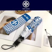 Tory Burch 托裏伯奇 高端水晶 全自動開收黑膠遮陽防曬 UV晴雨傘