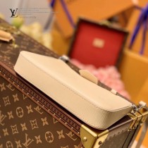 LV 原版皮 M80471黑色 80483粉色 80479杏色水波紋斜挎包