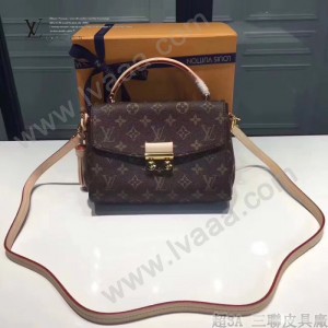 LV 原版皮  M41581-01 CROISETTE DAMIER郵差包