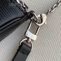 LV 原版皮 M80471黑色 80483粉色 80479杏色水波紋斜挎包