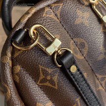 LV 原版皮 新版 M44873 老花雙肩包PALM SPRINGS 迷你雙肩包