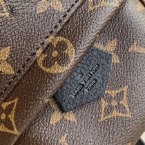 LV 原版皮 新版 M44873 老花雙肩包PALM SPRINGS 迷你雙肩包