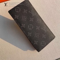 LV 原版皮 M66540-1  徽章Brazza西裝夾