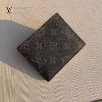 LV 原版皮 M60895-001 徽章短夾