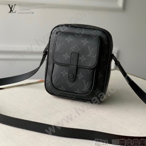 LV 原版皮  M69404-02  WEARABLE WALLET系列男女同款斜背包相機包