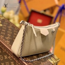 LV 原版皮 M80471黑色 80483粉色 80479杏色水波紋斜挎包