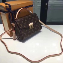 LV 原版皮  M41581-01 CROISETTE DAMIER郵差包