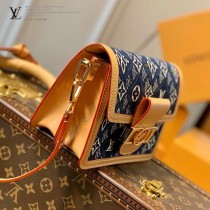 LV 原版皮  M57394 Dauphine 中號手袋