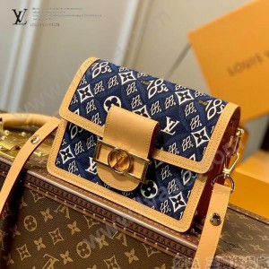 LV 原版皮  M57394 Dauphine 中號手袋