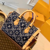 LV 原版皮 57400 Since 1854 提花織物 Speedy  25 手袋