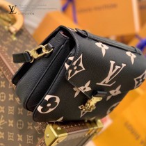 LV 原版皮 M45773 黑色POCHETTE metis 手袋郵差包