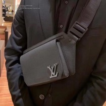LV 原版皮 M57081 全新 LV Aerogram 單肩包