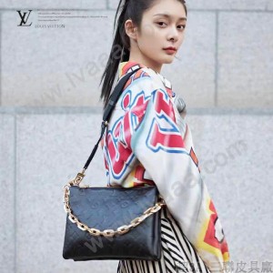 LV 原版皮 M57790 新款Coussin 小號手袋