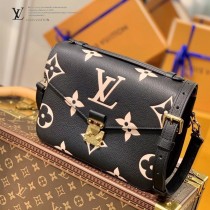 LV 原版皮 M45773 黑色POCHETTE metis 手袋郵差包