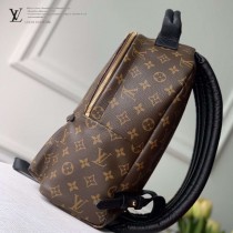 LV 原版皮 新版 M44874 老花原單MONOGRAM BACKPACK 中號雙背包