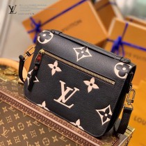 LV 原版皮 M45773 黑色POCHETTE metis 手袋郵差包