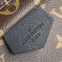 LV 原版皮 新版 M44874 老花原單MONOGRAM BACKPACK 中號雙背包
