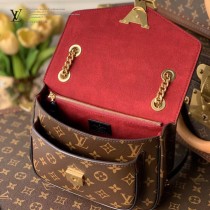 LV 原版皮  M45592 老花紅色內裏 NeoMonceau手袋
