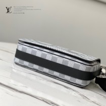 LV頂級原單 N50014白  Studio 郵差包
