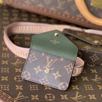 LV原版皮M80091 三件套 MULTI POCHETTE FÉLICIE 三合一麻將包