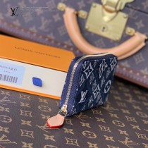 LV原版皮 M69997藍色 ZIPPY 零錢包