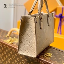 LV 原版皮 M45660-04  ONTHEGO 小號手袋