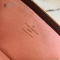 lv N60405-1 粉色原單多功能拉鏈卡夾