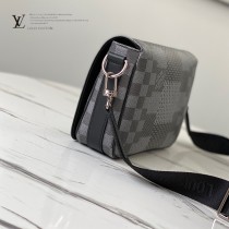 LV頂級原單 N50013黑 Studio 郵差包
