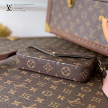 LV原版皮M80091 三件套 MULTI POCHETTE FÉLICIE 三合一麻將包
