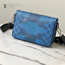 LV頂級原單 N50026藍 Studio 郵差包