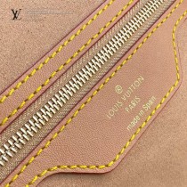 LV原版皮 M57484 牛仔藍1854系列 Neverfull 中號手袋