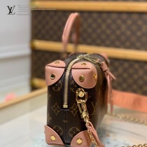 LV原版皮  M45531粉 PETITE MALLE SOUPLE 手袋