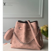 LV頂級原單M57068粉 BELLA 手袋水桶包
