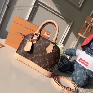 LV原版皮 m53152-4 經典 Alma BB 貝殼包