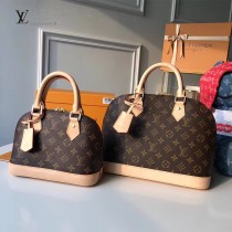 LV原版皮 m53152-4 經典 Alma BB 貝殼包
