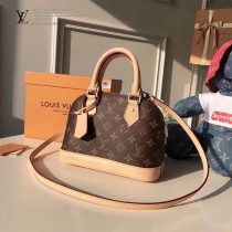LV原版皮 m53152-4 經典 Alma BB 貝殼包