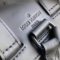 LV原版皮 M45670 黑花TRIO 雙肩包