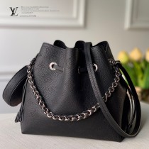 LV頂級原單M57070黑色 BELLA 手袋水桶包