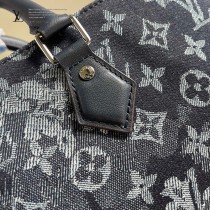 LV頂級原單M57284 新款GRAND SAC 牛仔布系列購物袋公文包