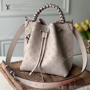 LV頂級原單 原單 M55800-1 粉紫 Muria 水桶包